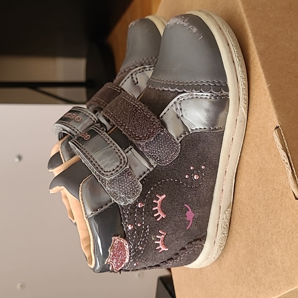 Geox Toddler Girl's High Top Sneakers Size 21 EUR - Picture 2 of 9